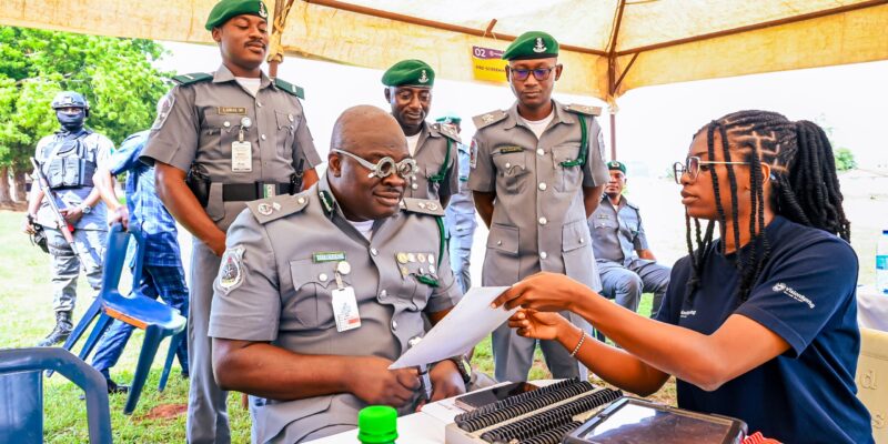 Customs Sponsors Free Eye Care For Personnel In Ogun