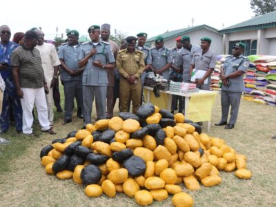Seme Customs Intercepts 3,300 Explosive Cartridges, Illicit Drugs, Others