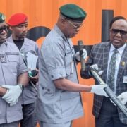 Customs Hands Over 399 Seized Rifles To Small Arms Control Centre