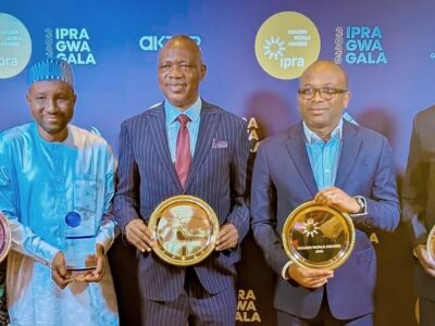 CGC Adeniyi Bags IPRA Golden World Award, Earns Global Recognition