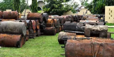 Navy Uncovers 10,000ltrs Of AGO During Warehouse Raid In Rivers