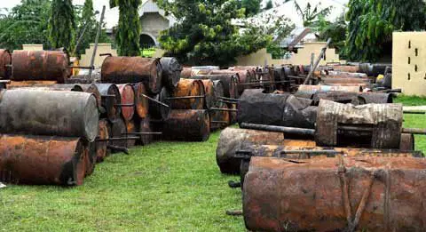 Navy Uncovers 10,000ltrs Of AGO During Warehouse Raid In Rivers